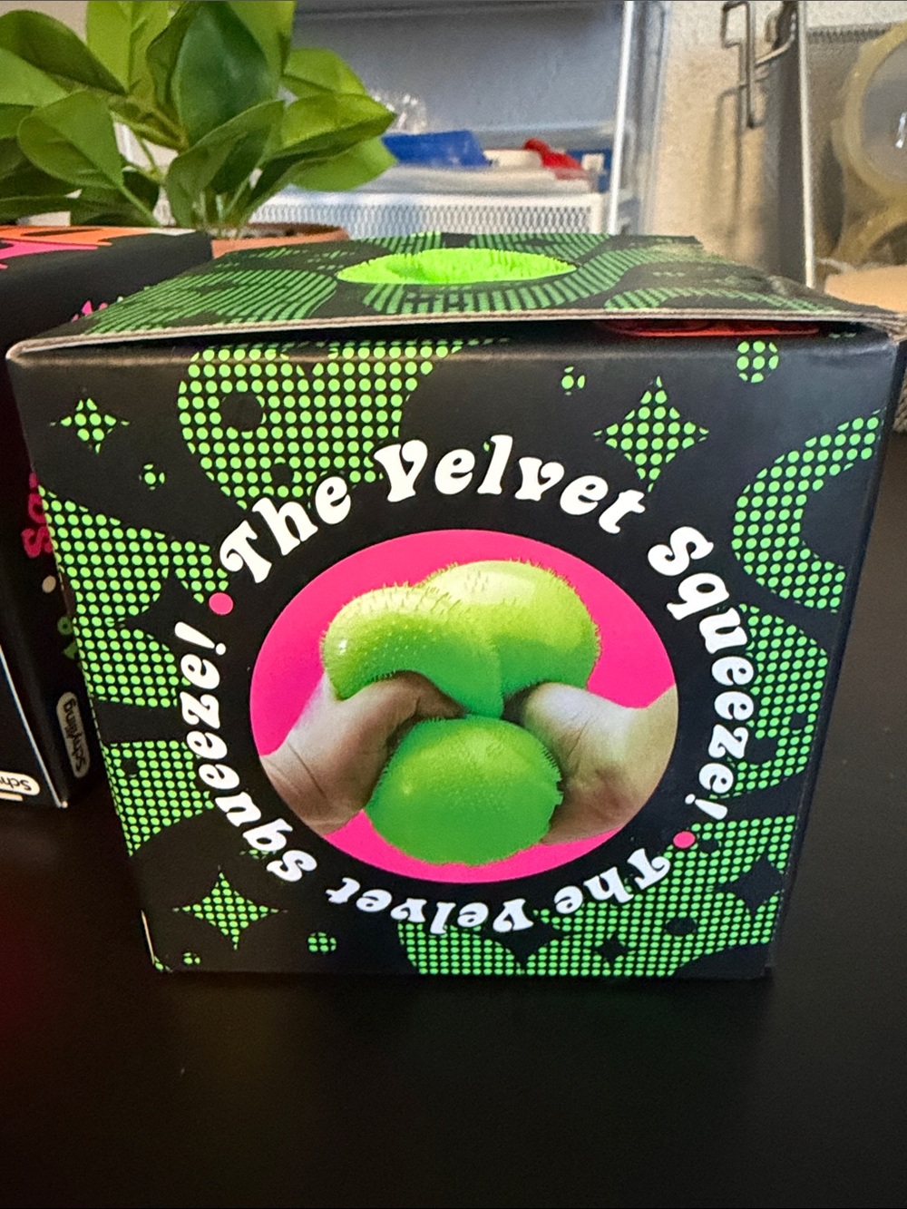 THREE Super Nedoh balls Ripples Groovy Glob & Fuzz Trio - Pink, Orange, Green - Picture 5 of 6
